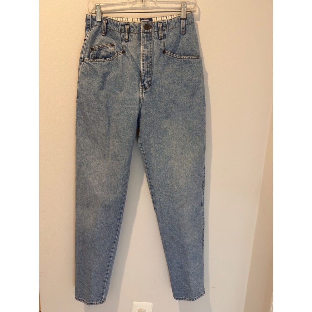 Vintage 90s Gap Light Wash High Rise Tapered Mom Jeans